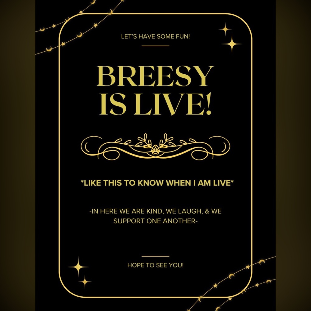 👯‍♀️BREESY IS LIVE - LETS GO!👯‍♀️